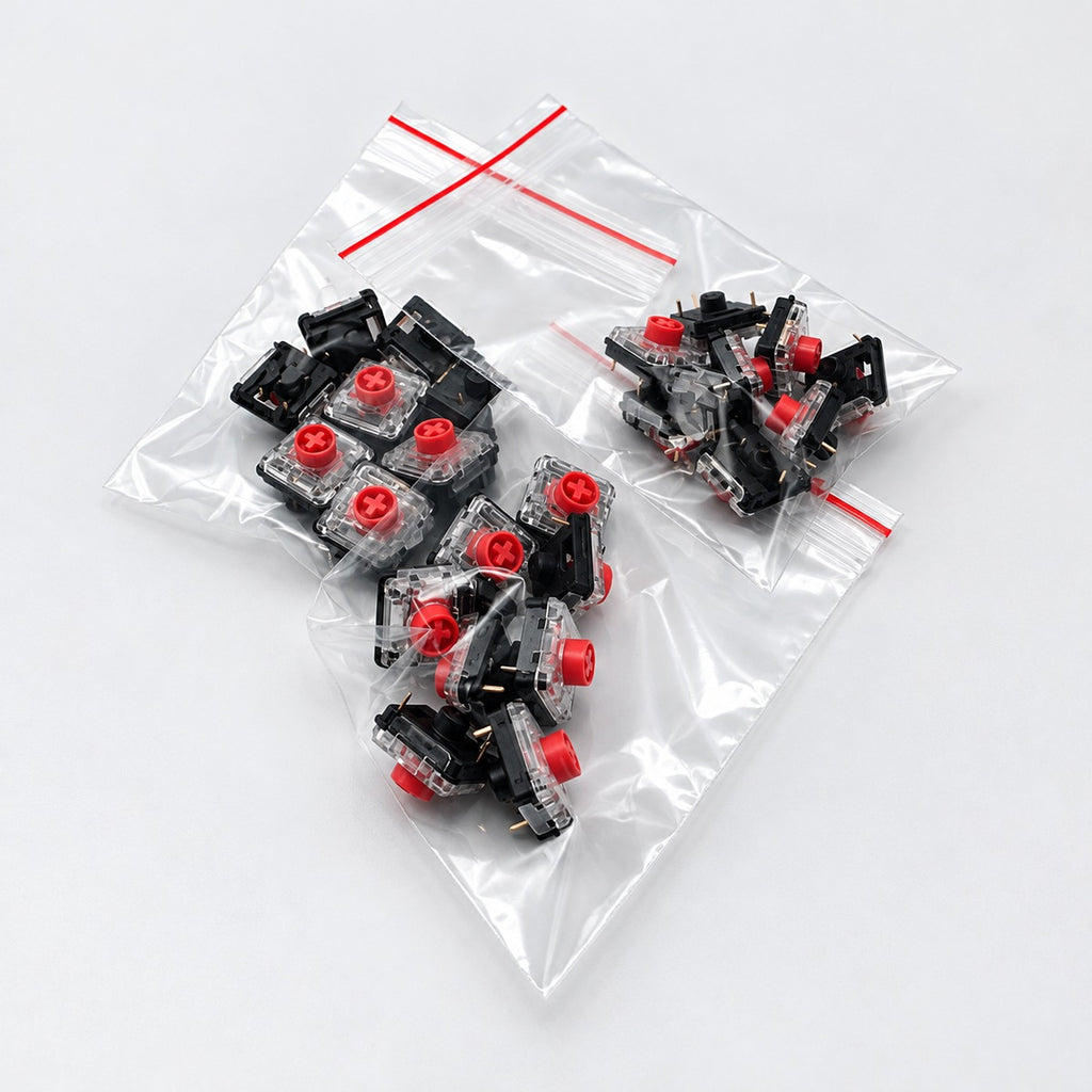 Kailh Choc V2 Red switches in packs of 8